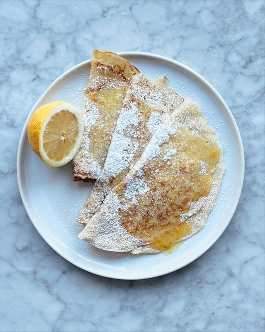 Pannekake med sitronsmør