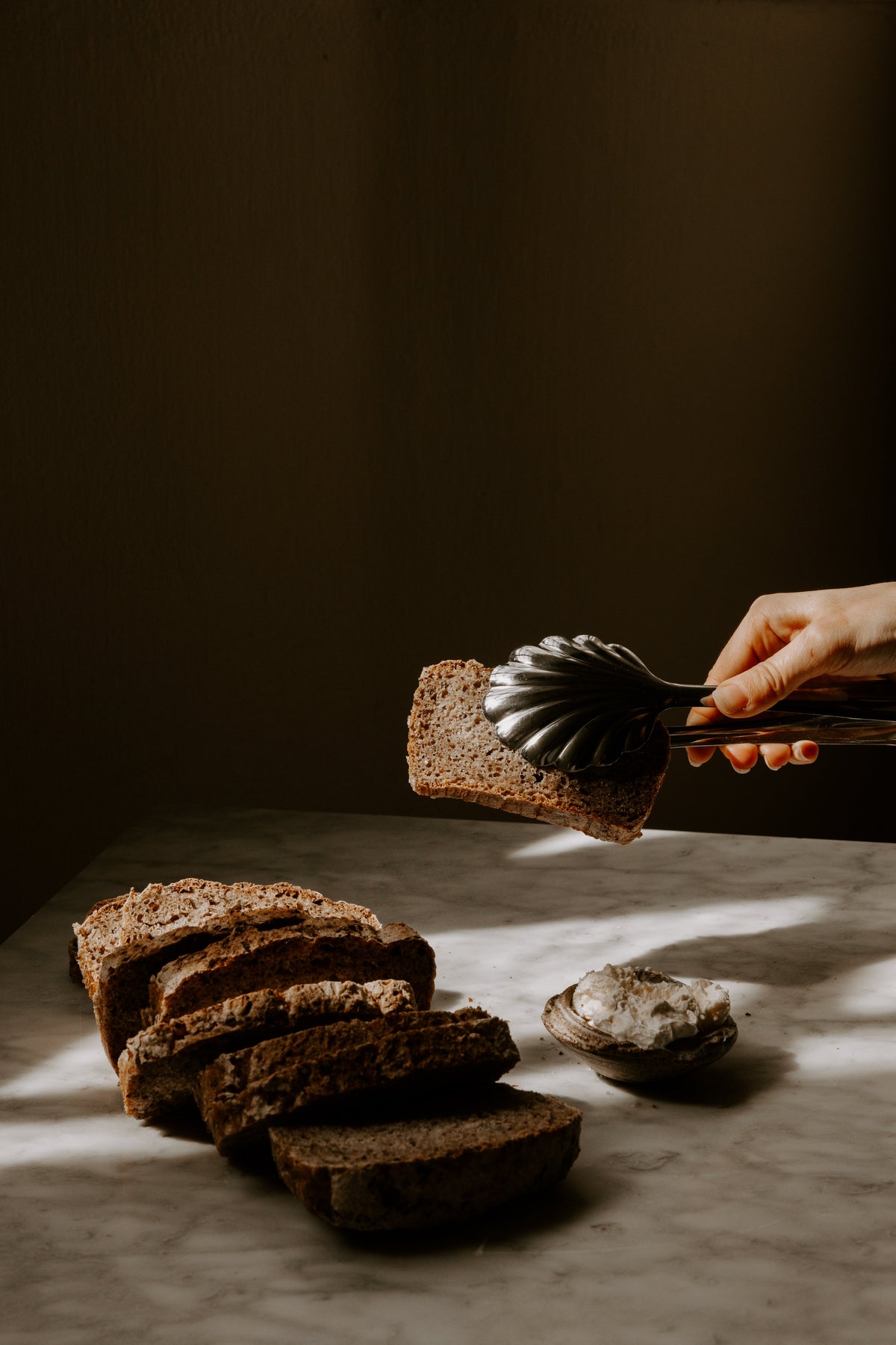 Speltbrød med havregrøt