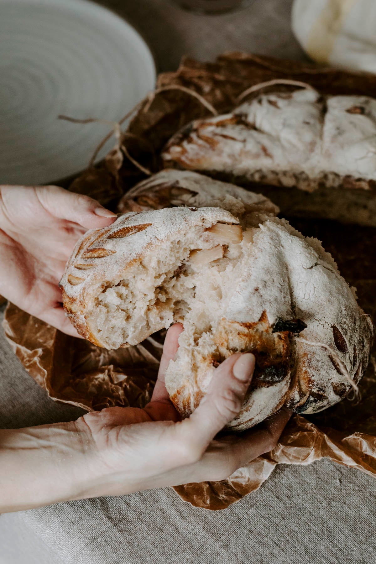 Eplebrød med kanel og honning
