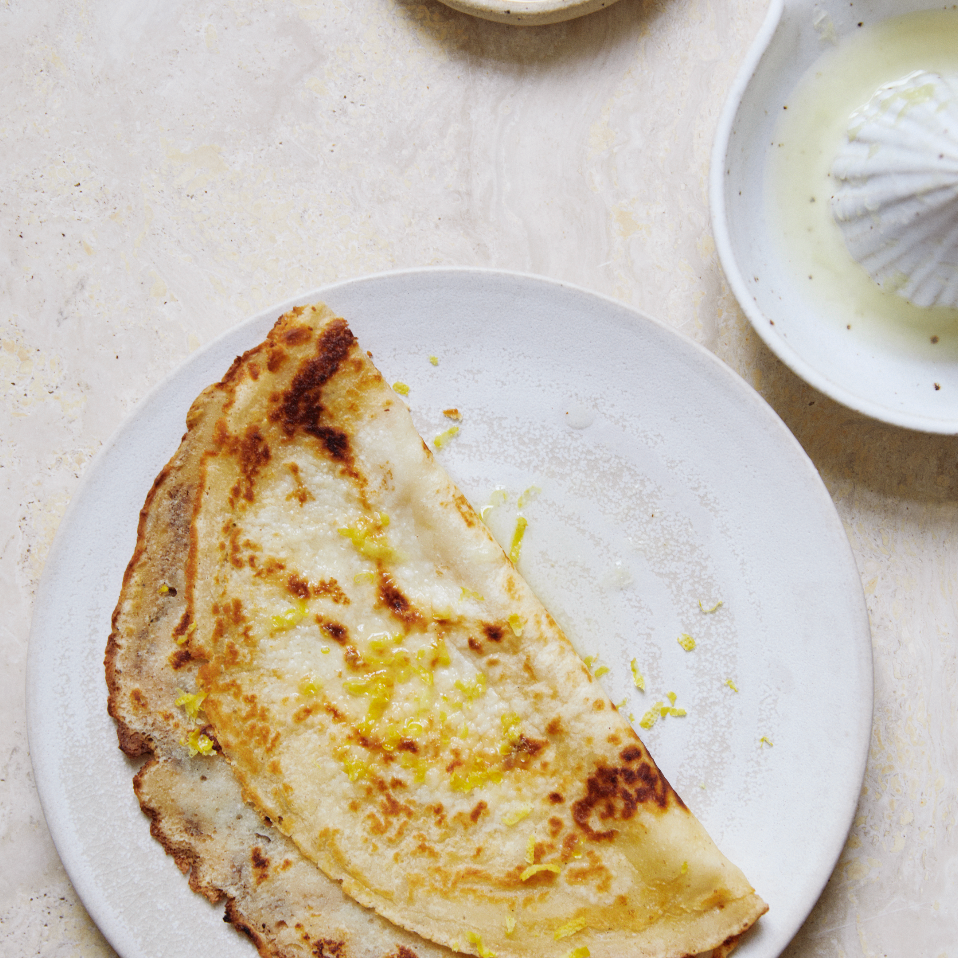 Pannekake med sitronsmør