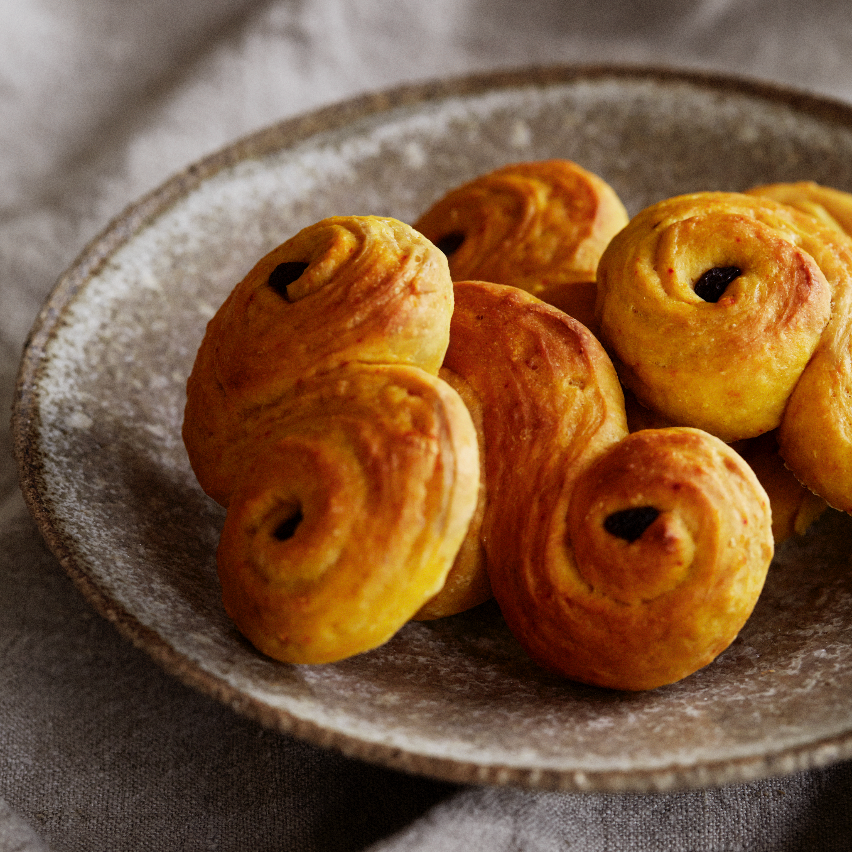 Lussekatter med surdeig