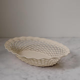 Brødkurv 24 cm - Rund - Kremfarget