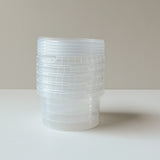 Plastbokser til pizzadeig - 5stk