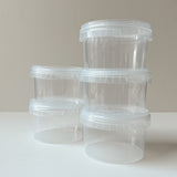 Plastbokser til pizzadeig - 5stk